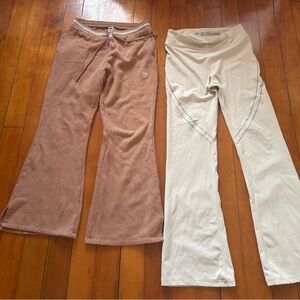 PINK Victoria's Secret Tan Lounge Pants & Victoria’s Secret VSX Flare leggings